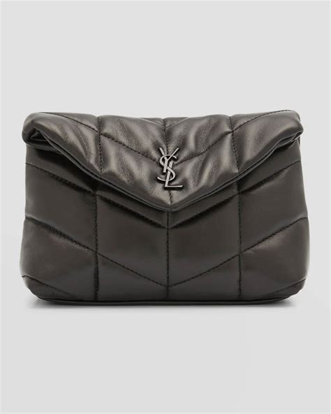 lou puffer ysl pouch.